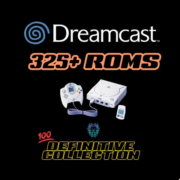 SEGA Dreamcast 325+ Definitive Rom Collection inc. Cover Art & Manuals