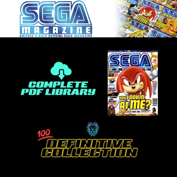 Complete Official SEGA Magazine Issues 1-22 (1994 to 1995) PDF collection