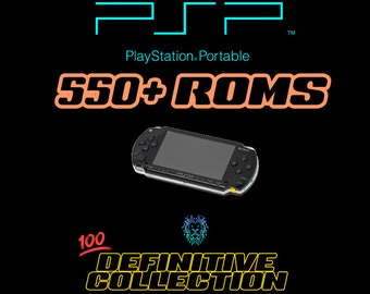 PSP 550+ Roms Collection inc. Cover Art & Manuals (Playstation Portable Games)