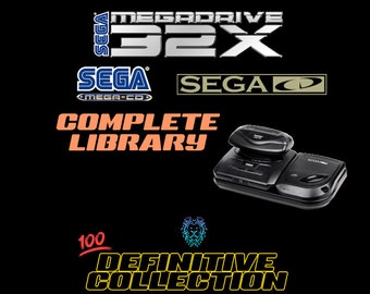 SEGA / MEGA CD, 32X Complete Rom Collection inc. Cover Art & Manuals