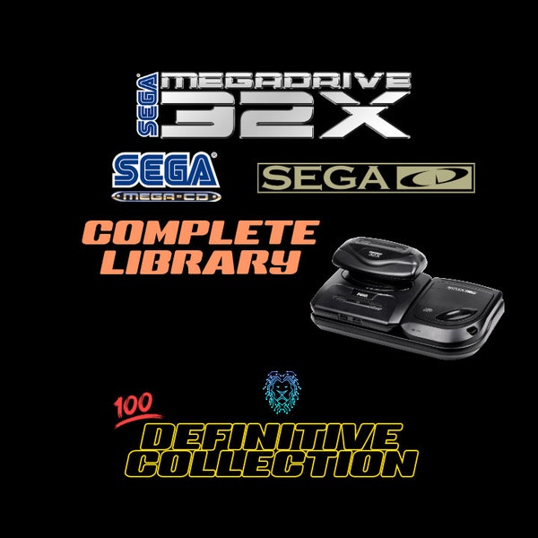 SEGA / MEGA CD, 32X Complete Rom Collection inc. Cover Art & Manuals