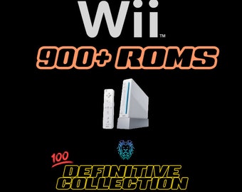Wii 900+ Definitive Rom Collection inc. Cover Art + Manuals