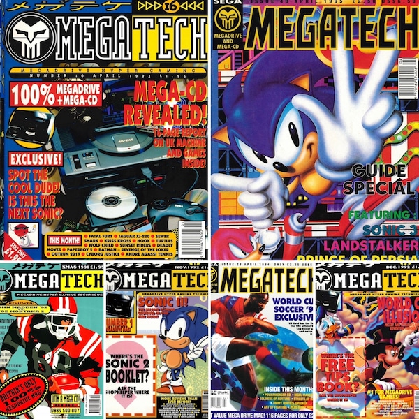 Sammlung von Retro SEGA Zeitschriften (1991 bis 2001) PDF