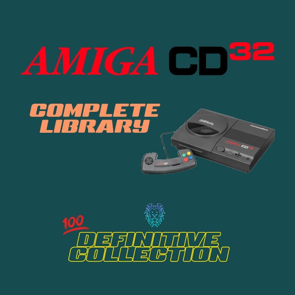 Amiga CD32 Complete Roms Collection inc. Cover Art & Manuals