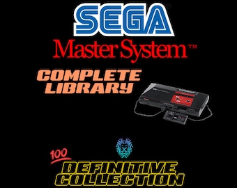 SEGA Master System Complete Rom Collection inc. Cover Art & Manuals