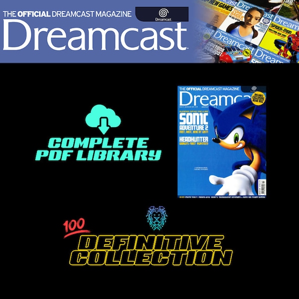 Complete Official SEGA Dreamcast Magazine (ODM) Issues 0-21 (1999 to 2001) PDF collection
