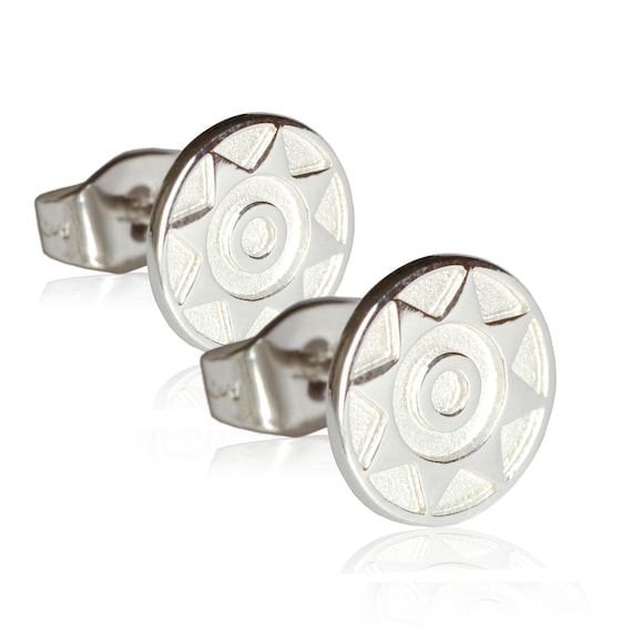 Kirsten Sander Genuine 925 Sterling Silver Sun Pair of Earrings