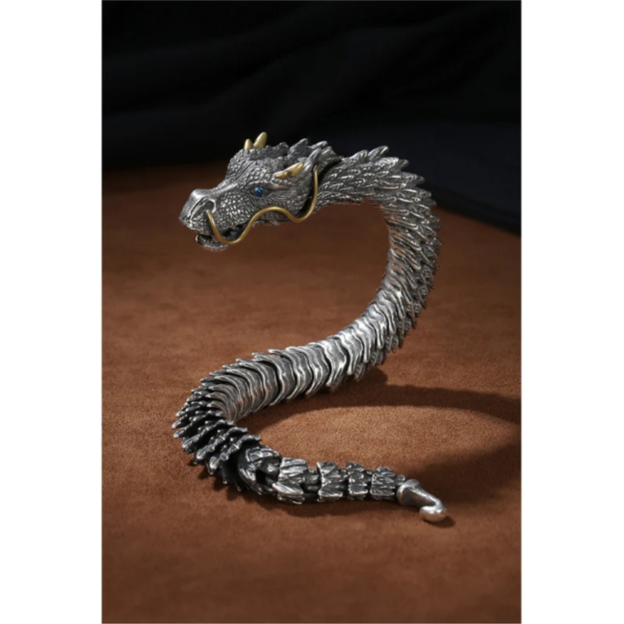 Handmade Snake Knot Bracelet, Dragon Bracelet, Viking Bracelet ...