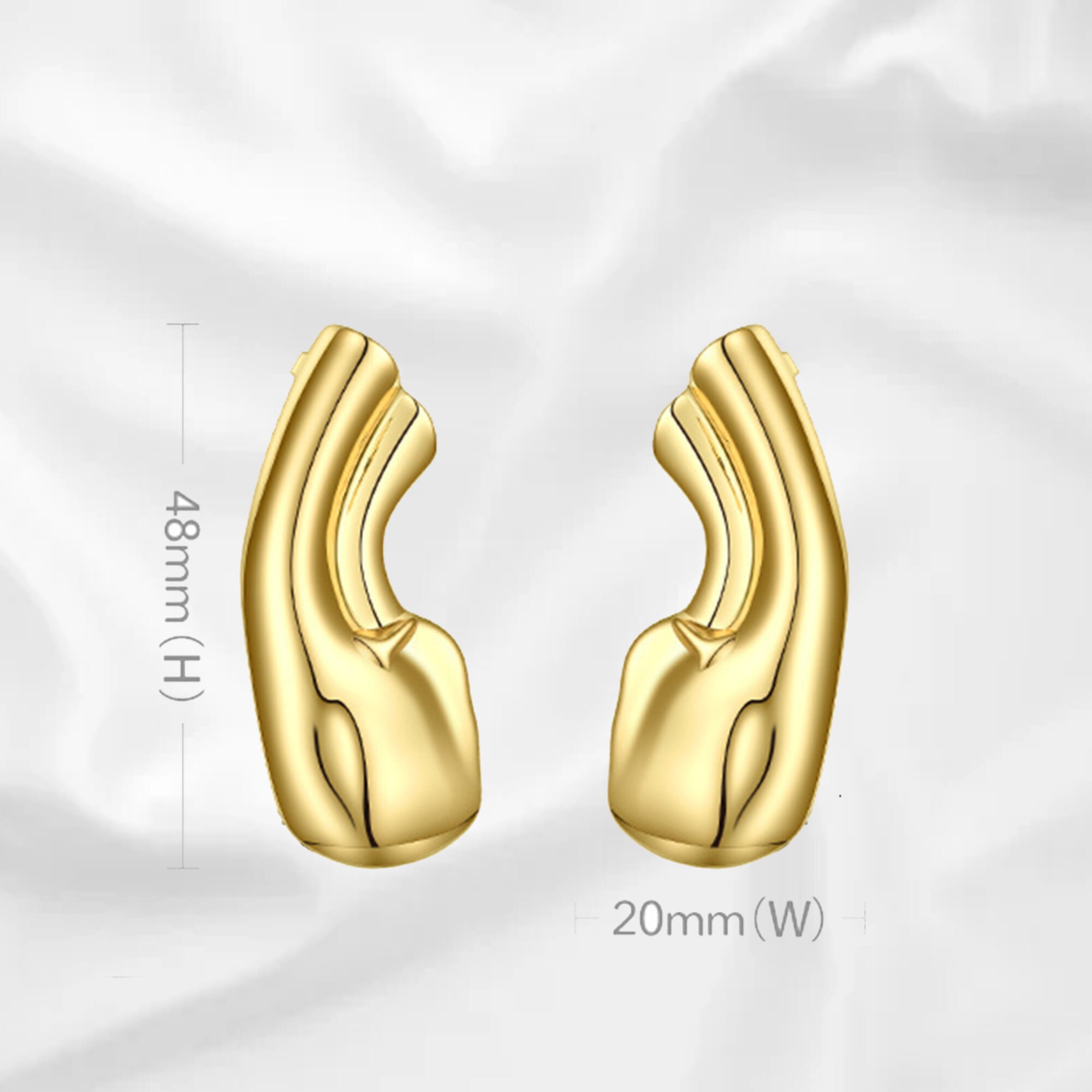 Auricle Earring Without Piercing, Gold Ear Cuff, Minimalist Ear Cuff