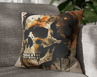 Faux Suede Square Pillow Case