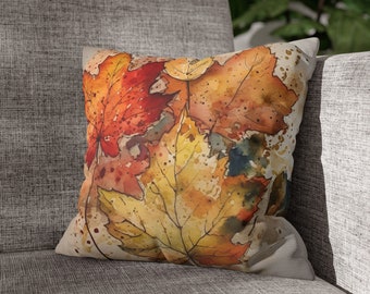 Faux Suede Square Pillow Case