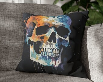 Faux Suede Square Pillow Case