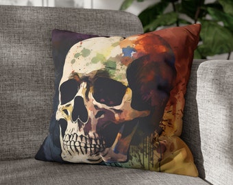 Faux Suede Square Pillow Case