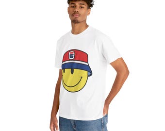 Old Skool Rave T-Shirt, Oldskool Musik Shirt, 90er Jahre Raver Bucket Hat T-Shirt, Old School 90er Jahre Free Party Outfit, Acid House Neunziger Kleidung