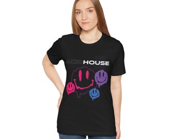 Acid House Musik, Rave Kultur, Old Skool Raver, Rave Unisex Kurzarm T-Shirt