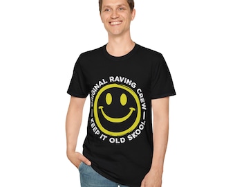 Behalten Sie es Ld Skool Rave T-Shirt, OldSKool Musik Shirt, 90er Jahre Raver Tune Tee, Old School 90er Jahre freies Party Outfit, Neunziger Jahre nostalgische Kleidung