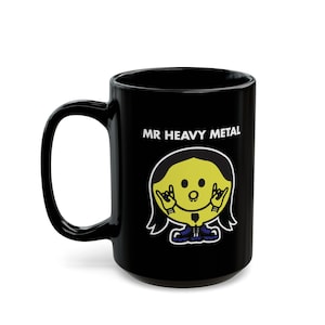 Mr Heavy Metal Music Festival Ceramic Black Coffee Cup (11oz, 15oz)
