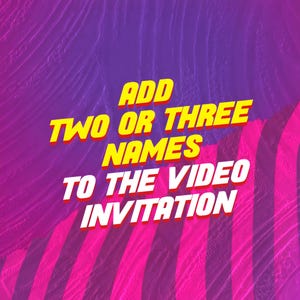 Monster birthday party video invitation, kids street digital animated invite for mobile image 5