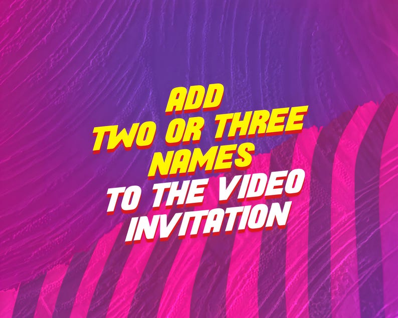 Monster birthday party video invitation, kids street digital animated invite for mobile image 5