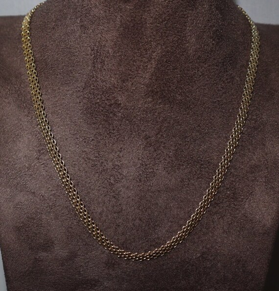 Gold Platted Bismarck Necklace