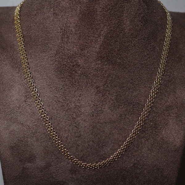 Gold Platted Bismarck Necklace
