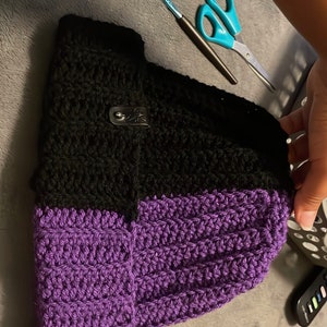 Custom crochet beanie