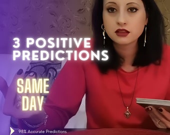 3 Positive Predictions, Same Day. Clairvoyant Divination, Oracle Readings. IN Deep Psychic Card Reading