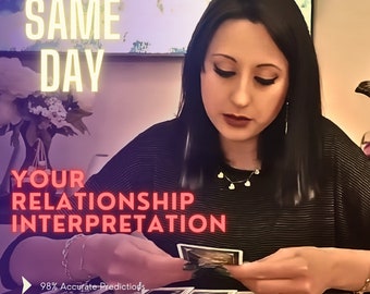 Your relationship interpretation SAME DAY, IN Deep Psychic Love Reading, Love Tarot Reading, Blind Love Reading, Detailed Love Reading