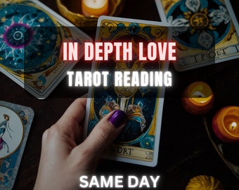 Leitura profunda do amor, chama gêmea, leitura cega do amor, alma gêmea, leitura de tarô