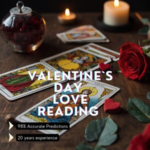Valentine s Day Love Reading. Your Relationship Future Prediction, Blind Love Reading, Detailed Love Tarot Reading
