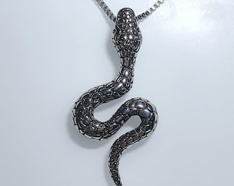 Stainless Steel Snake Necklace / Pendant