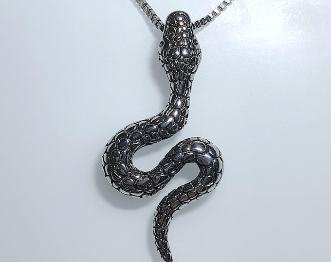 Stainless Steel Snake Necklace / Pendant