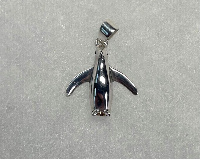 Sterling Silver Walking Penguin Pendant
