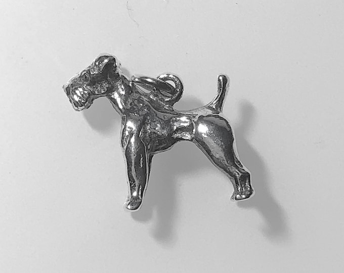Sterling Silver Dogs, Schnauzer  Pendant , Dogs, pets jewelry