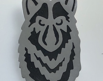 Sterling Silver Husky Dog - Pin and Pendant