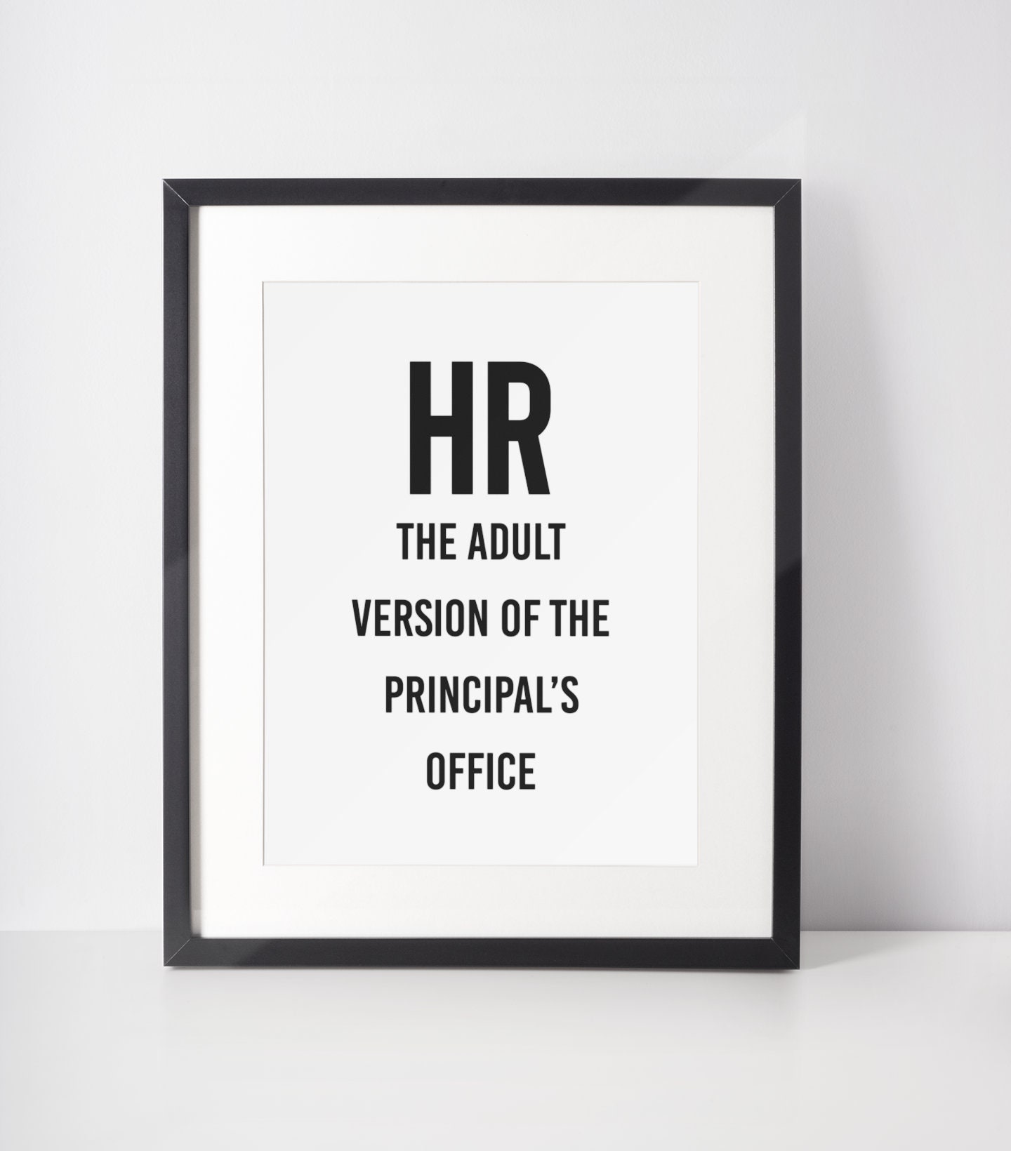 Funny Office Decor, Funny Wall Art, Work Poster, Office Decor Print, HR ...