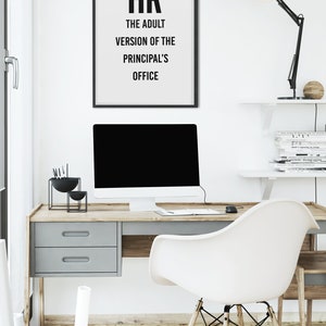 Funny office decor, Funny wall art, Work Poster, Office Decor Print, HR, Human Resources image 3