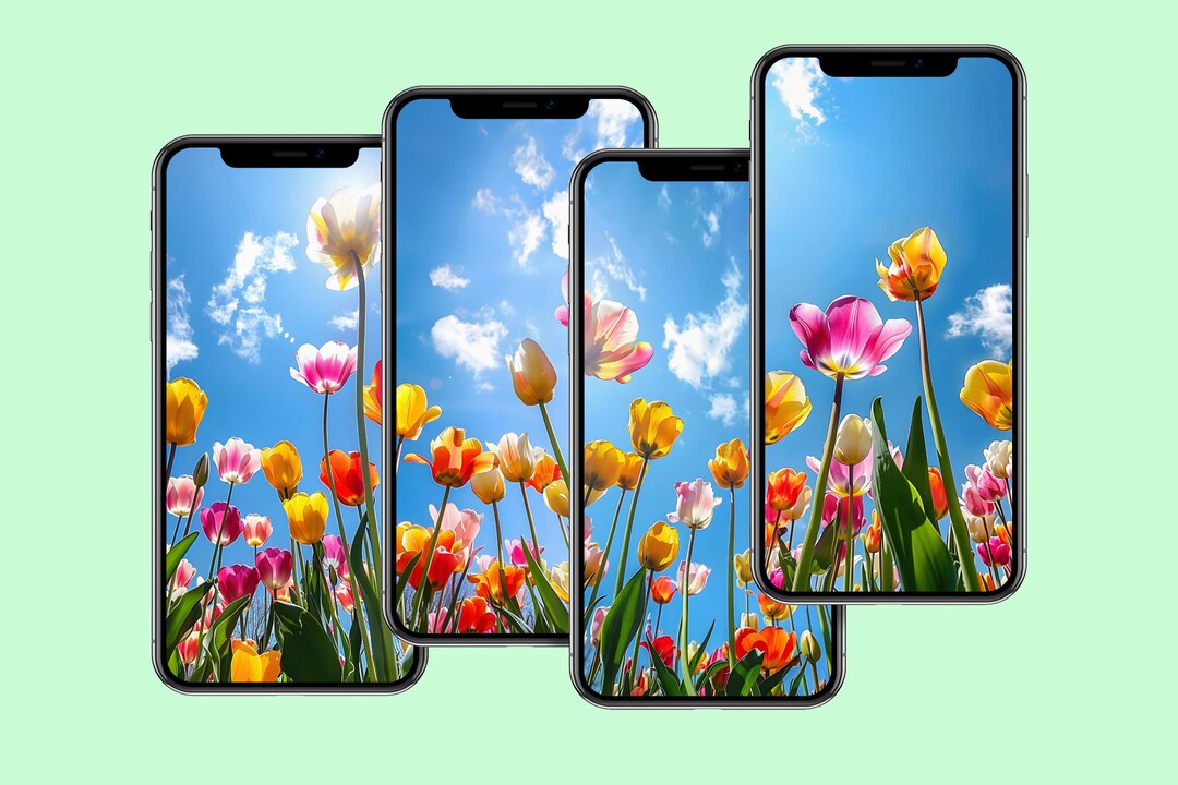 Mobile Wallpaper, Floral Wallpaper, Mobile, Digital Wallpaper, Digital ...