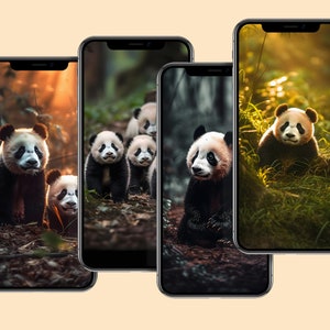 Mobile Background, Mobile Wallpaper, Mobile, Digital wallpaper, Digital Download, iPhone Wallpaper, Android Wallpaper, Panda Wallpapers
