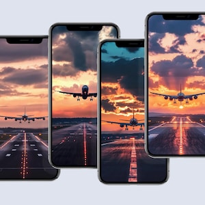 Colorful Wallpaper, Digital Wallpaper, Digital Download, Digital Design, Plane Wallpaper, Aviation Wallpaper, Aviation, Airplane Wallpaper