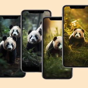 Mobile Background, Mobile Wallpaper, Mobile, Digital wallpaper, Digital Download, iPhone Wallpaper, Android Wallpaper, Panda Wallpapers