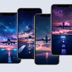 Colorful Wallpaper, Digital Wallpaper, Digital Download, Digital Design, Plane Wallpaper, Aviation Wallpaper, Aviation, Airplane Wallpaper