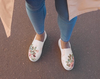 Romantic Flower Canvas Summer Shoes