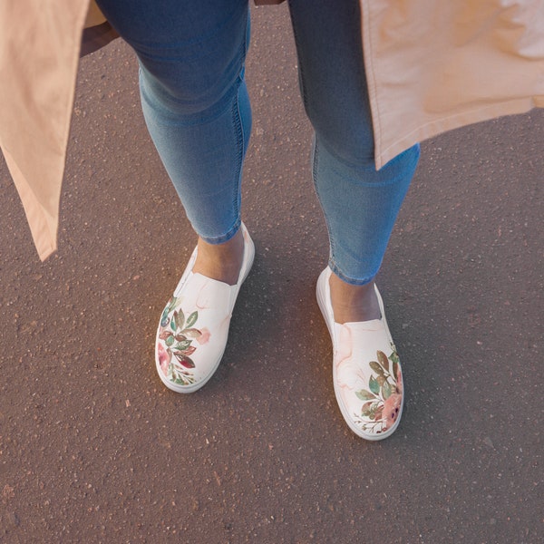 Romantic Flower Canvas Summer Shoes
