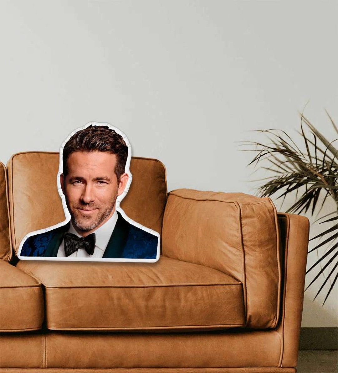 Ryan Reynolds Custom Shaped Pillow Celebrity Face Pillow Etsy