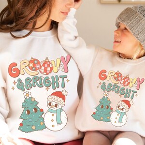 Mommy and Me Christmas Sweaters, Mommy and Me Christmas Sweatshirts, Matching Crewneck Sweatshirt, Mother Daughter Matching Sweatshirt