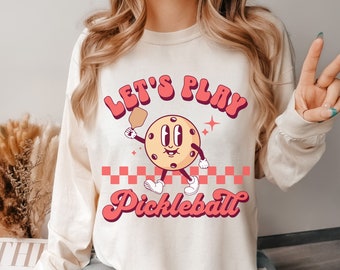 Pickleball Retro Longsleeve Shirt, Pickleball Season Longsleeve, Pickleball Long Sleeve Shirt, Pickleball Pullover, Pickleball Player Gift