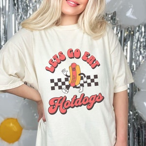 Retro Hotdog Shirt, Hot Dog Tee, Foodie Shirt, Gift For Hot Dog Lovers, Soda Lover Gift Shirt, Funny 4Th July Shirt, Hot Dog Lover Shirt