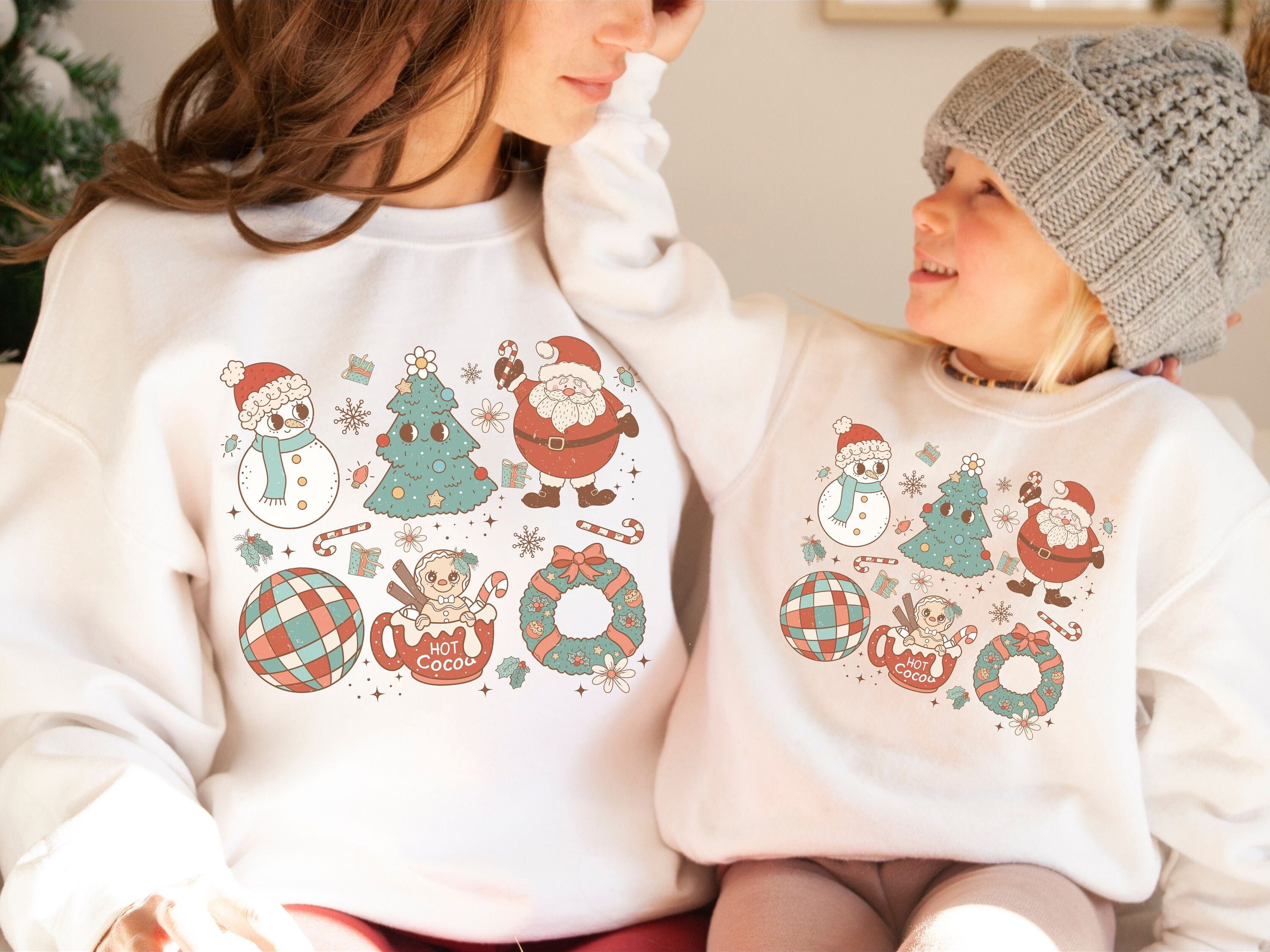 Mommy and Me Christmas Sweater Etsy