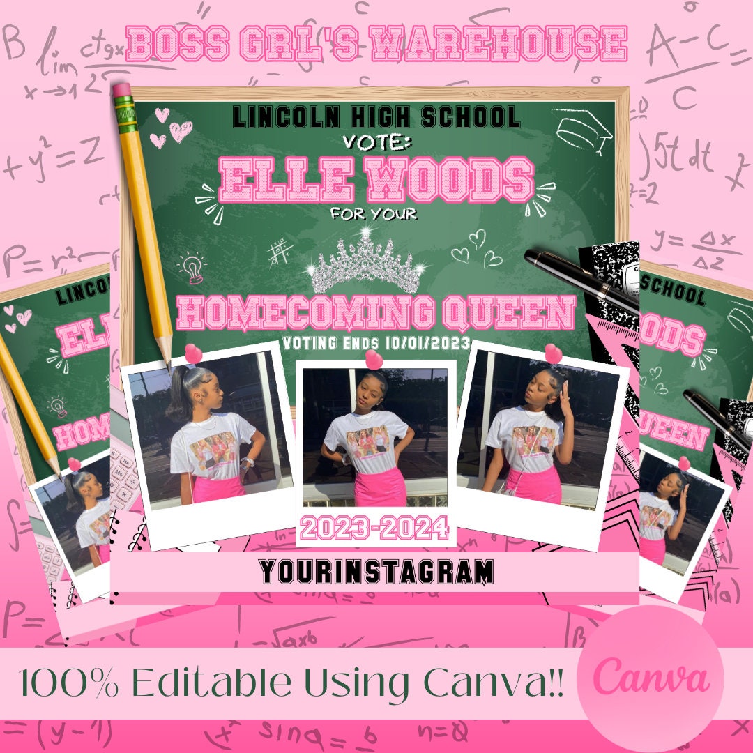 Vote Queen Flyer, Flyer, Campaign Flyer, Class